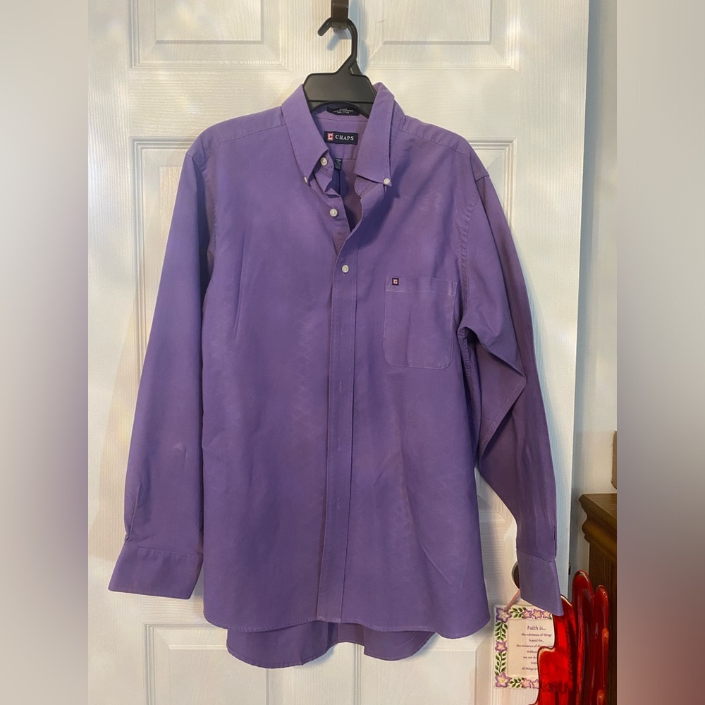 Chaps Men's Lavender Dress Shirt